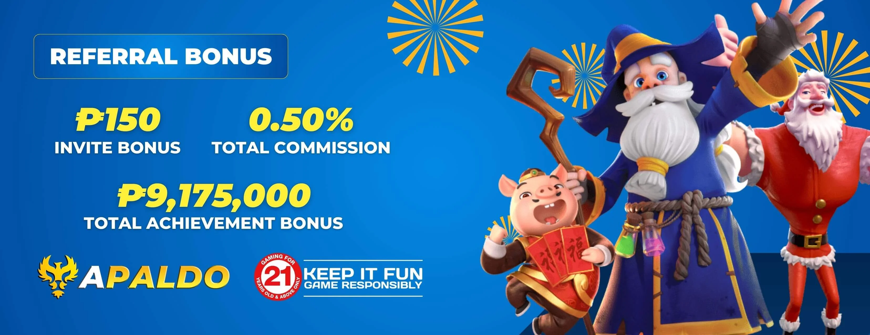 Main casino homepage banner